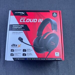 HyperX Cloud III Wired Gaming headset  Red PC PS5 Xbox Switch 77Z46AA w/ photo